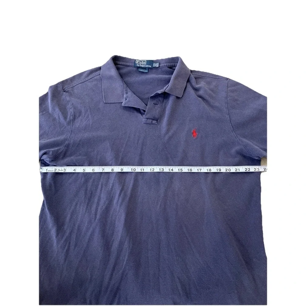 Polo Ralph‎ Lauren Collared Shirt Blue XXL Custom Fit